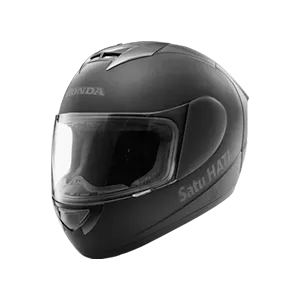 HONDA BLACK MONO HELMET